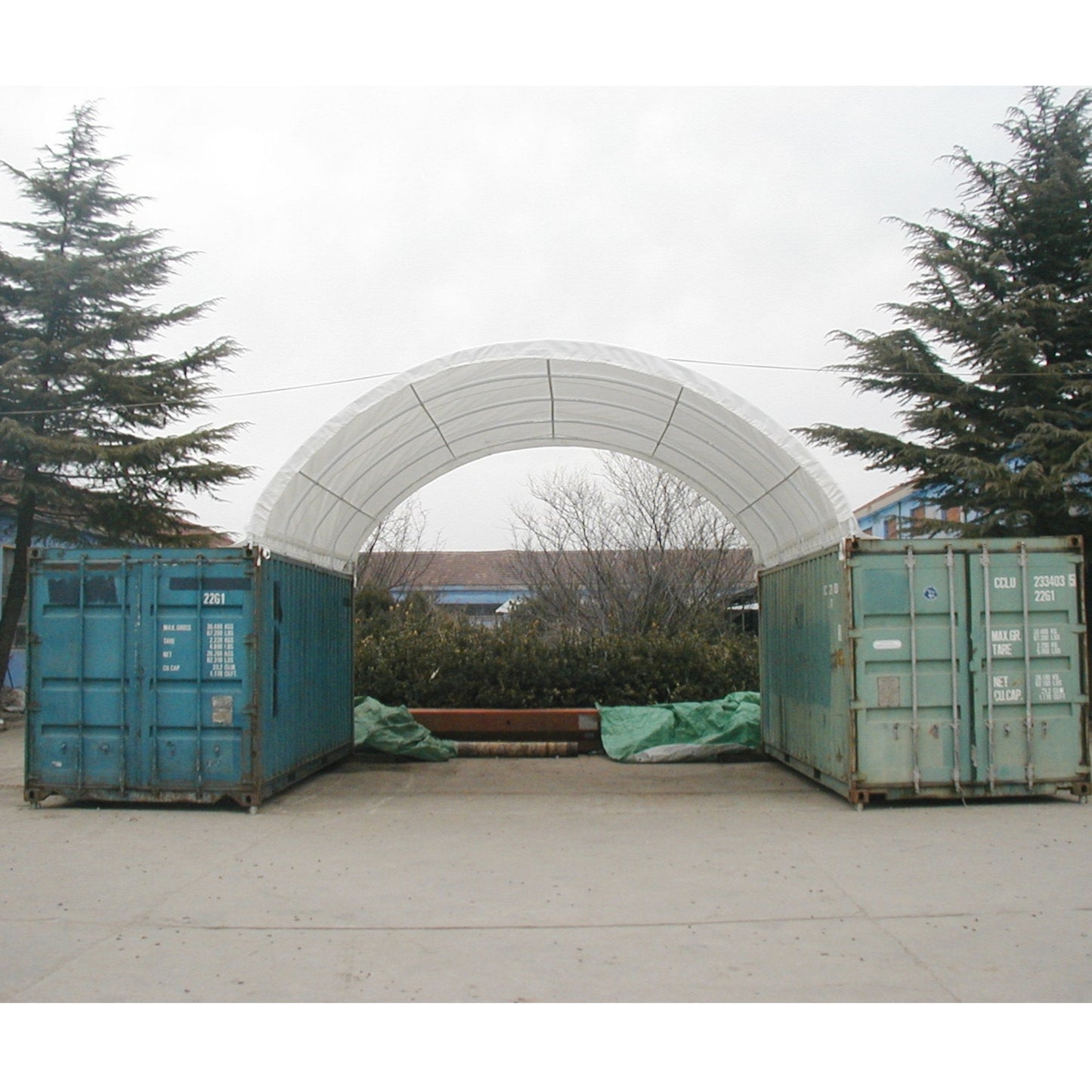 20FT x 20FT Shipping Container Canopy Shelter