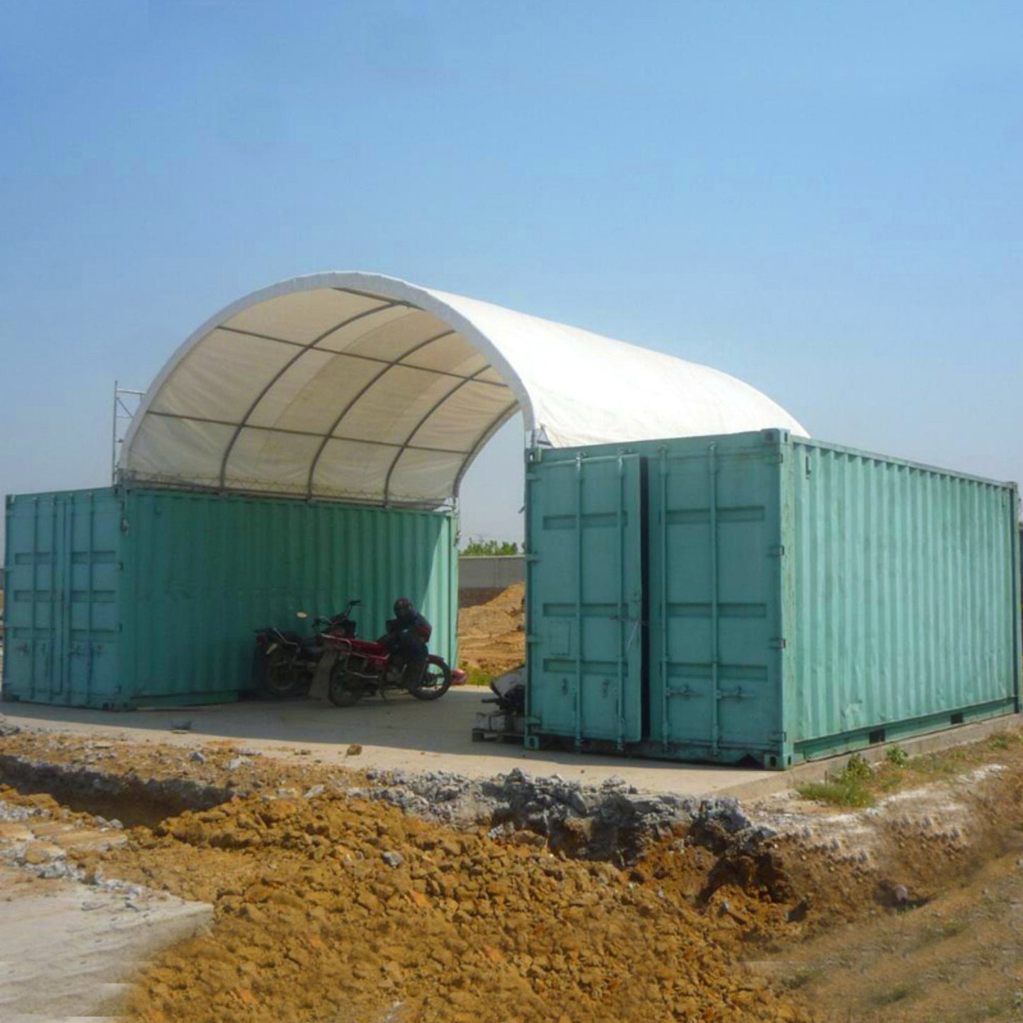 20FT x 20FT Shipping Container Canopy Shelter