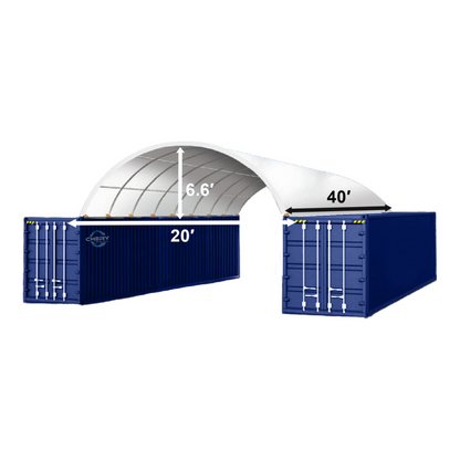 20FT x 40FT Shipping Container Canopy Shelter