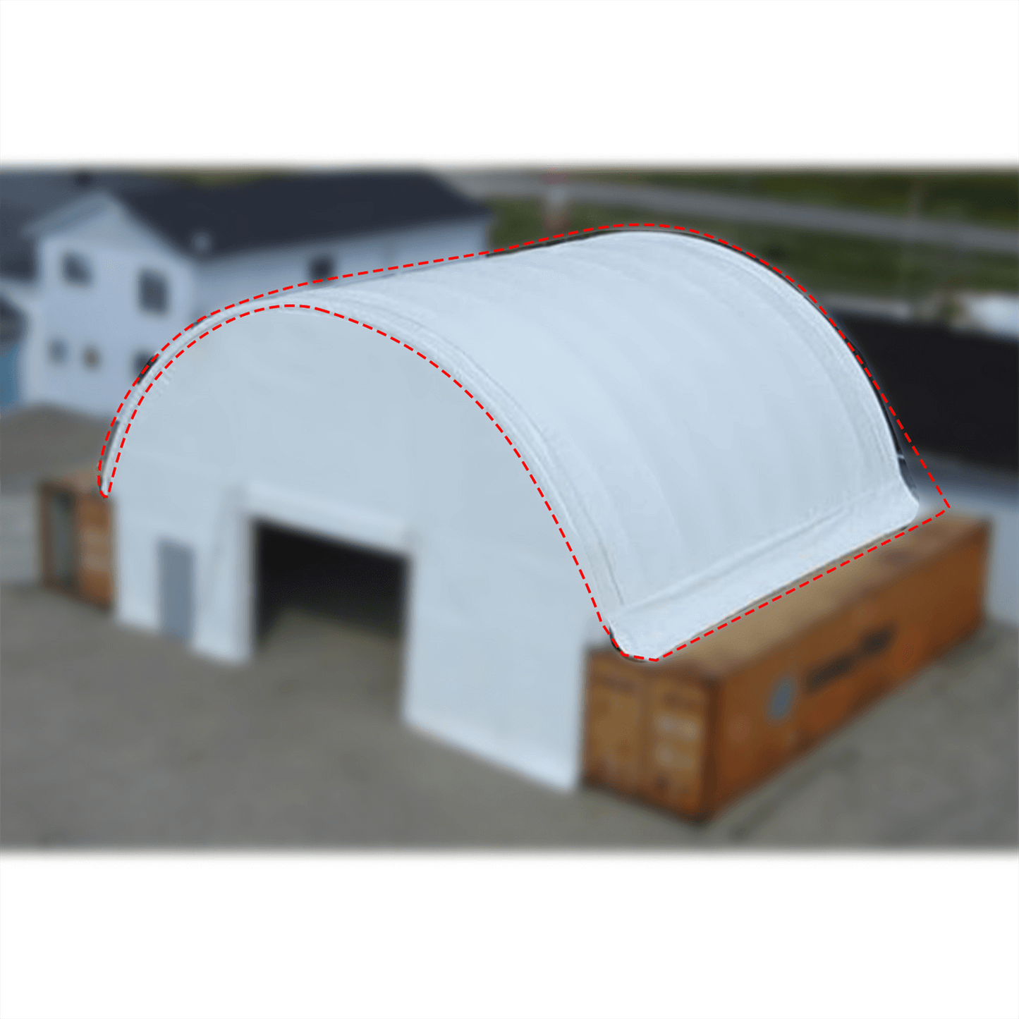 Cover Replacement for Container Shelter 40FT x 40FT x 13FT