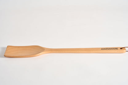 Extra Long Wooden Spatula - 18-inch Heavy Duty Stir Paddle for Cooking in Big Pots & Wall Décor - Solid Natural Hard Wood Large Spatula