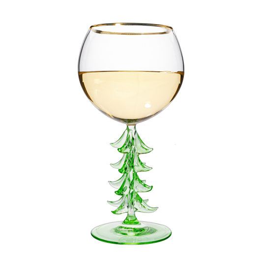 Natale Stemmed Wine Glassware, Single