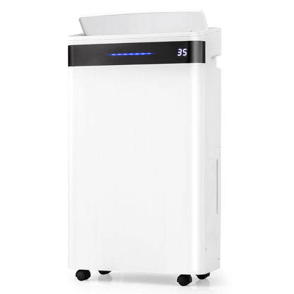 4500 Sq. Ft 57 Pint Dehumidifier for Home and Basement-White