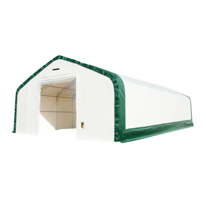 W 20FT x L 33FT x H 16FT Double Truss Storage Shelter