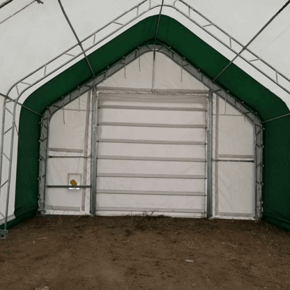 W 20FT x L 40FT x H 16FT Double Truss Storage Shelter
