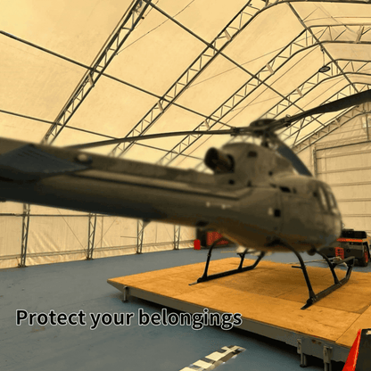W 40FT x L 80FT x H 23FT Double Truss Storage Shelter
