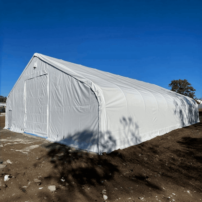 W 50FT x L 80FT x H 23FT Double Truss Storage Shelter