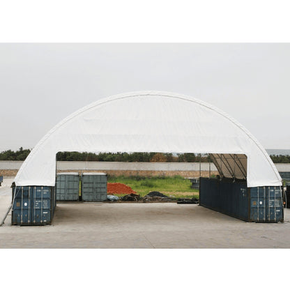 60FT x 40FT x 20FT Double Truss Container Canopy Shelter