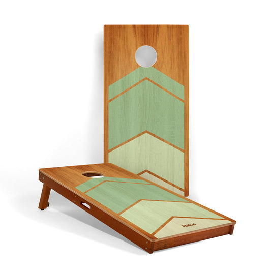 Rover Chevron Mahogany Pathfinder Cornhole Boards