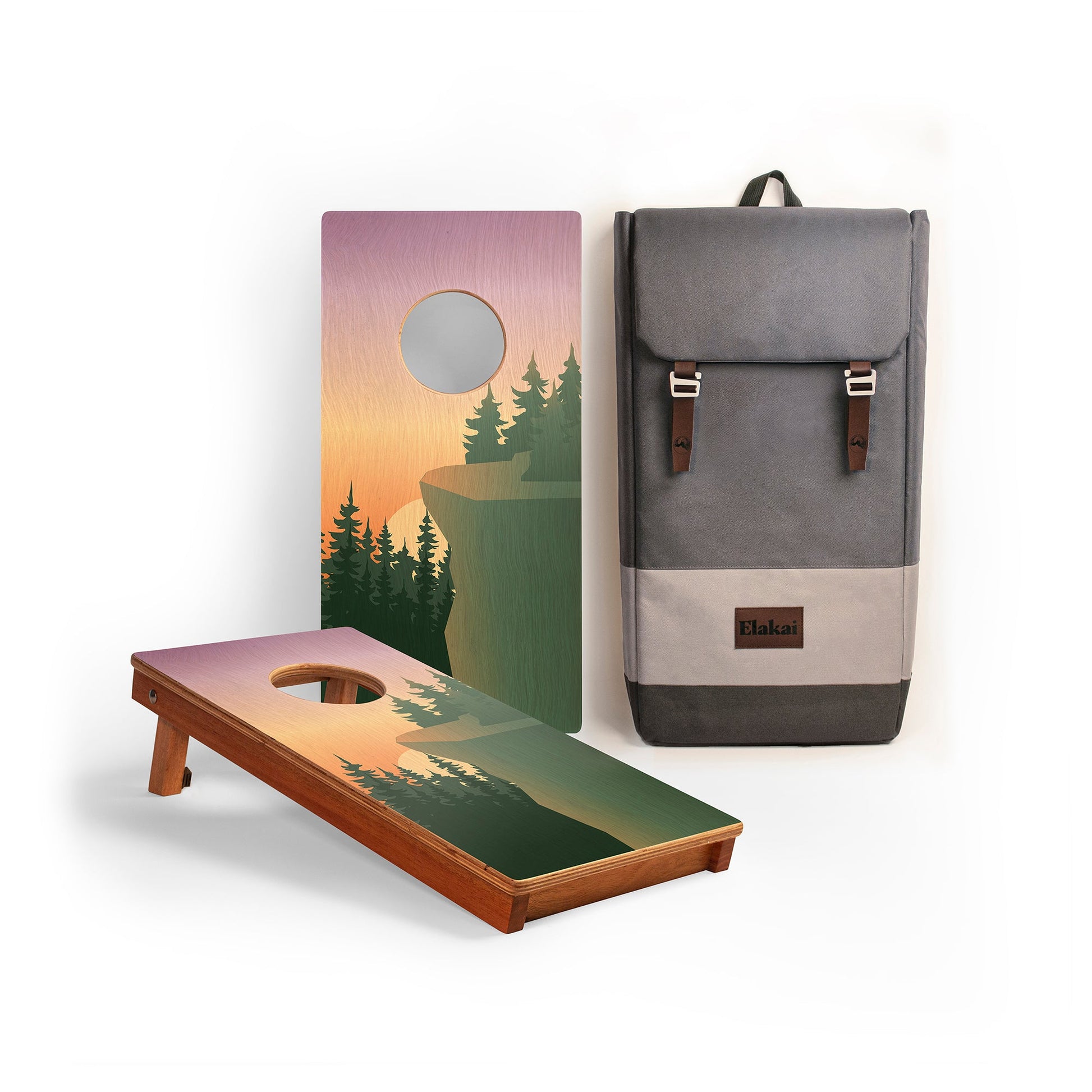 Cliff View National Park Mahogany Pathfinder Cornhole Boards