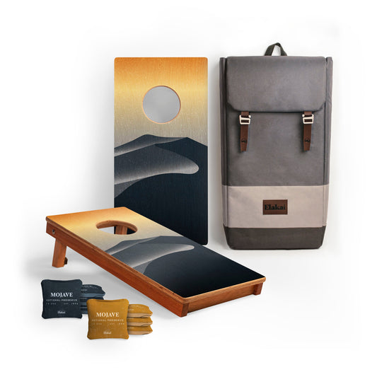 1ft x 2ft Mojave National Park Mahogany Pathfinder Cornhole Board Set