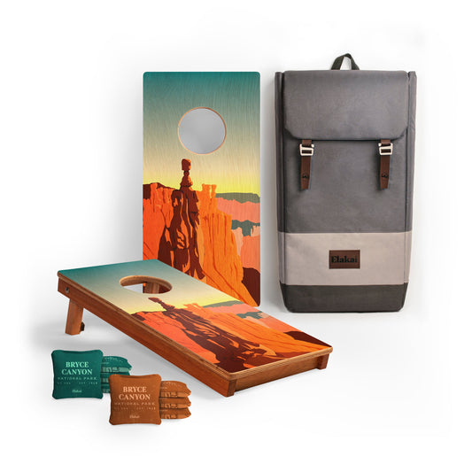 1ft x 2ft Bryce Canyon National Park Mahogany Pathfinder Cornhole Board Set