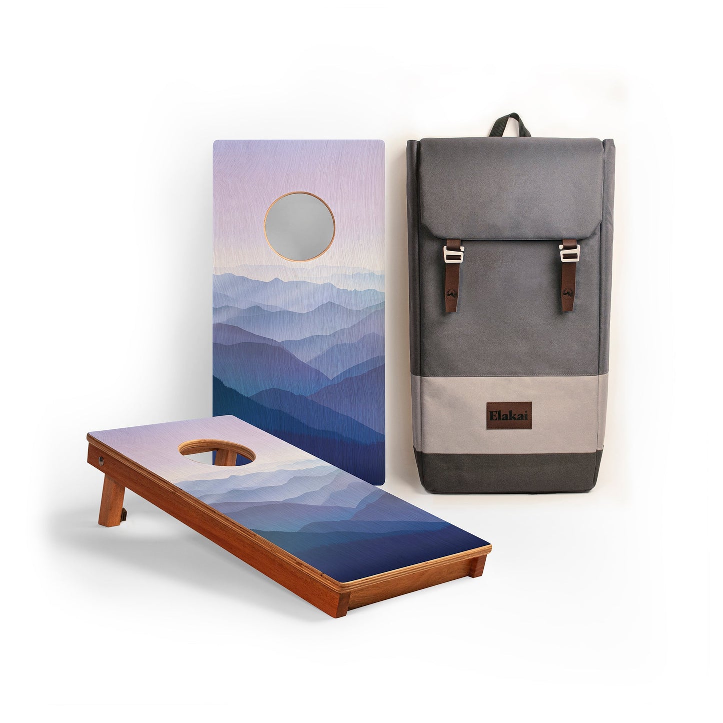 Great Smoky Mountains Compact Travel Cornhole Boards