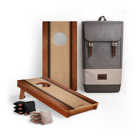 1ft x 2ft Mocha Surf Mahogany Pathfinder Cornhole Board Set