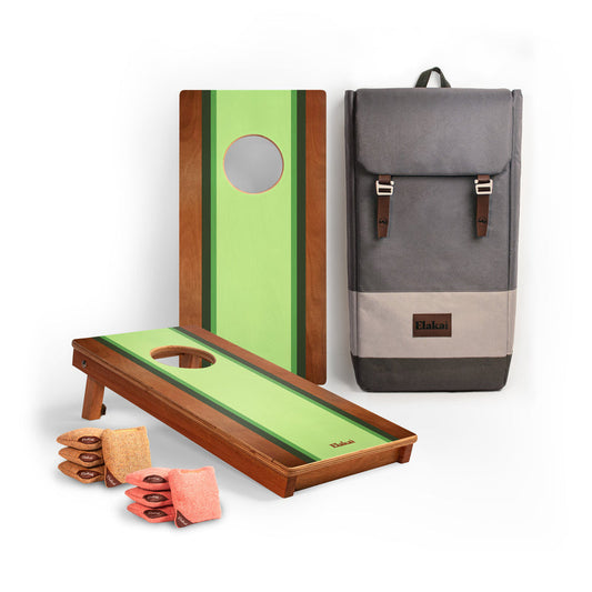 1ft x 2ft La Holla Surf Mahogany Pathfinder Cornhole Board Set