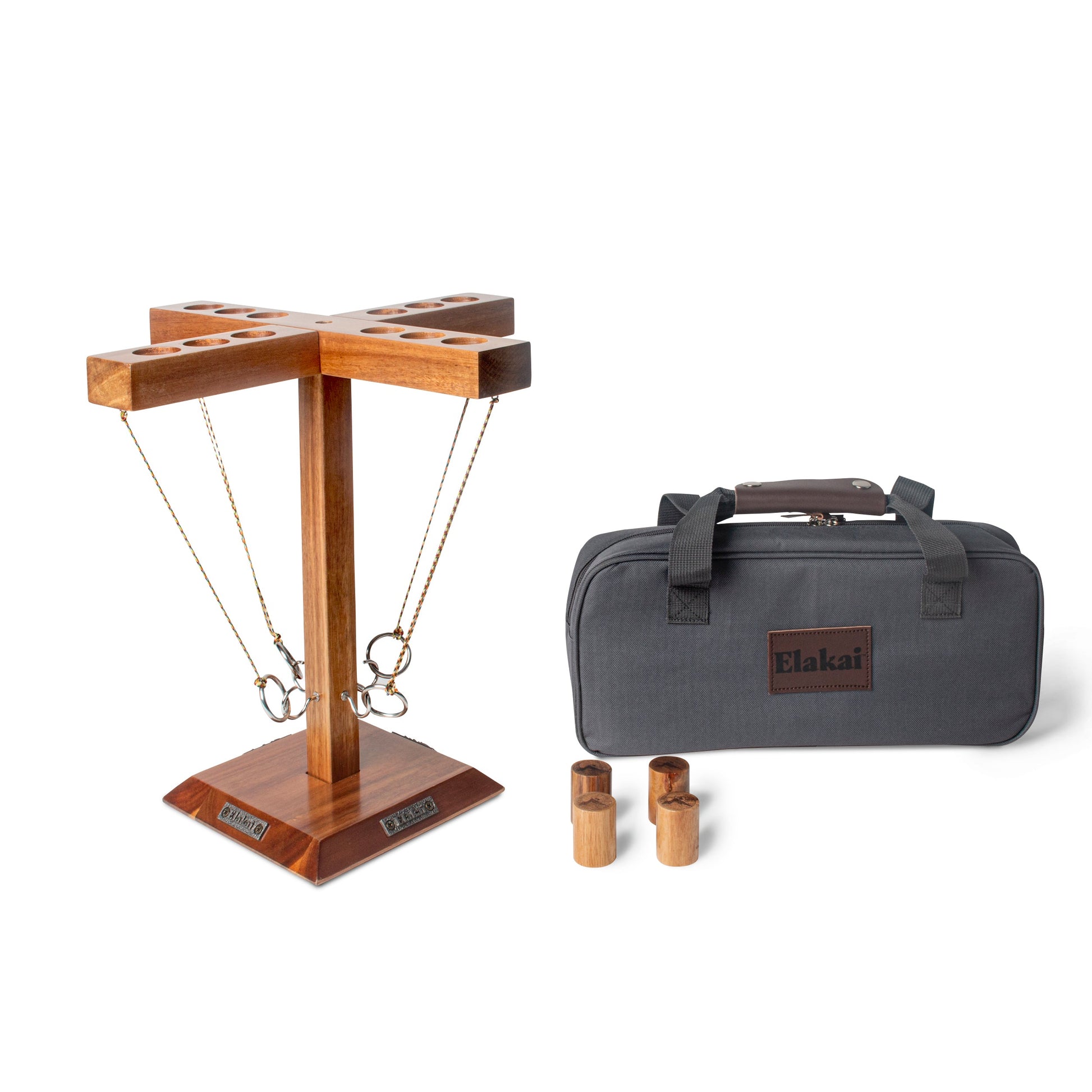Acacia Globetrotter Tabletop Hook Ring Game