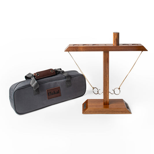 Acacia Globetrotter Tabletop Hook Ring Game Circle Post