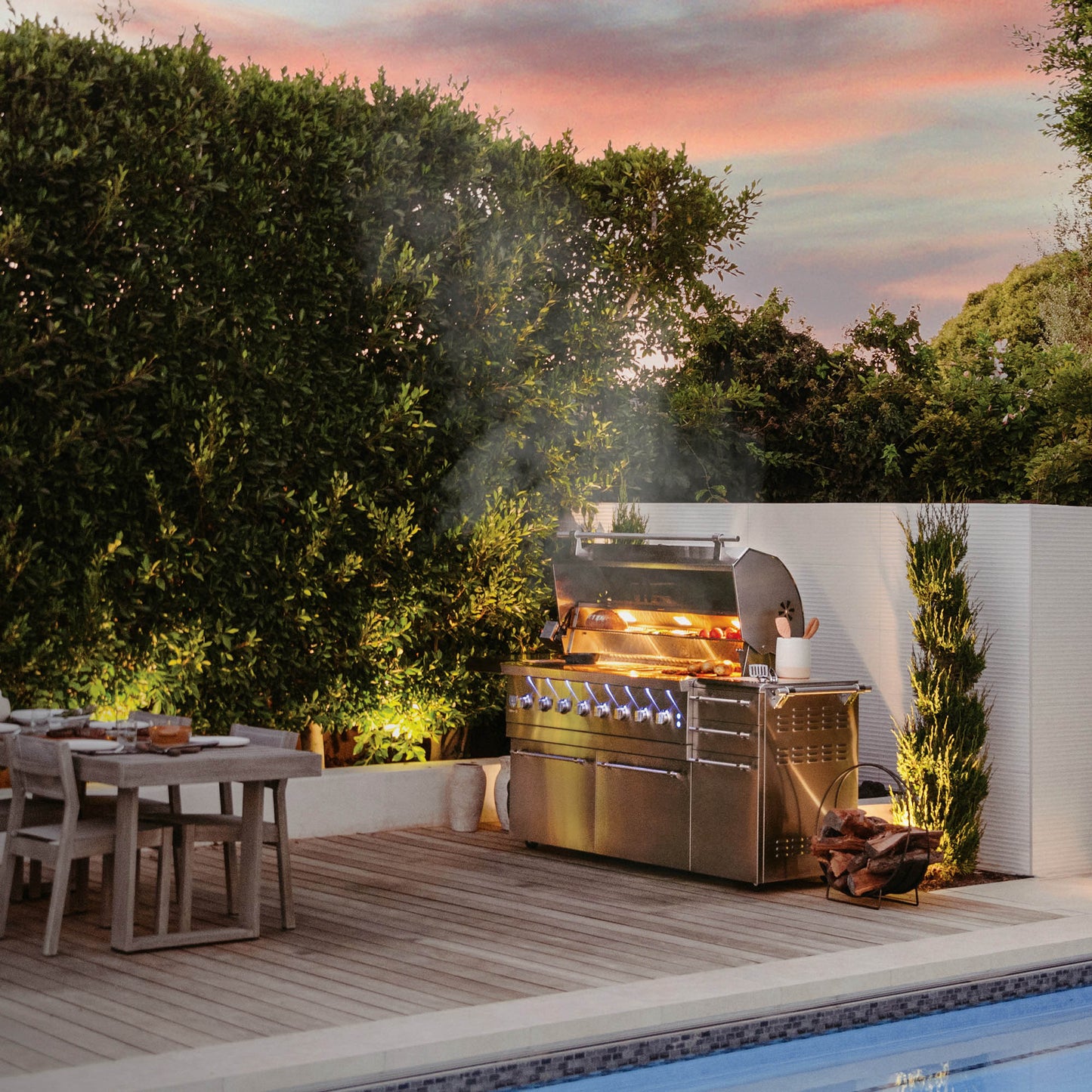 Encore 54" Freestanding Hybrid Grill