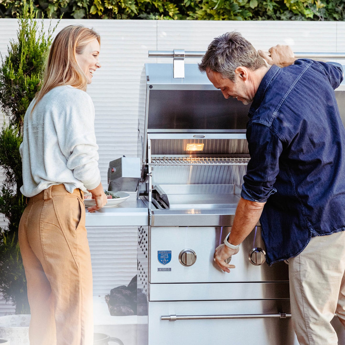 Encore 36" Freestanding Hybrid Grill