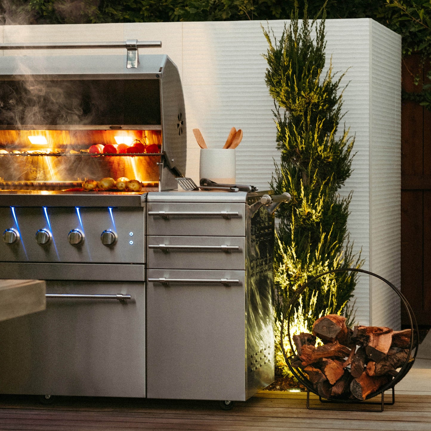 Encore 36" Freestanding Hybrid Grill