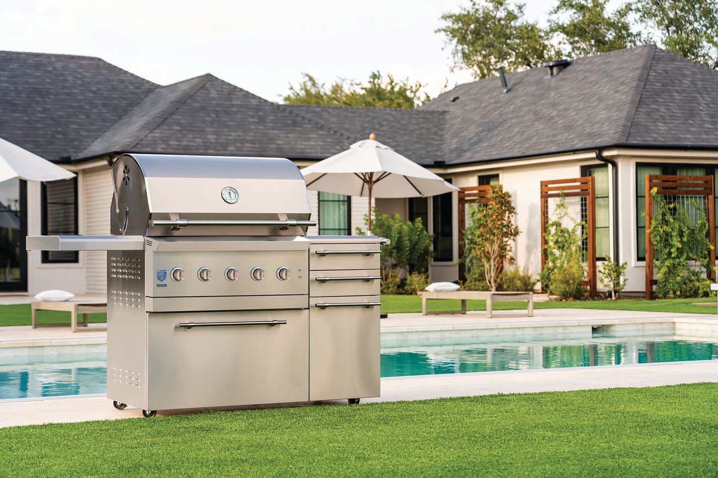 Encore 36" Freestanding Hybrid Grill