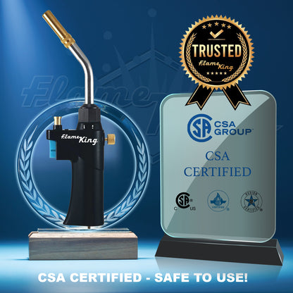 Flame King Propane Torch Webbed Flame Soldering