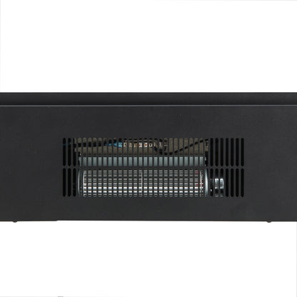 26 Inch Infrared Electric Fireplace Insert with Remote Control-Black