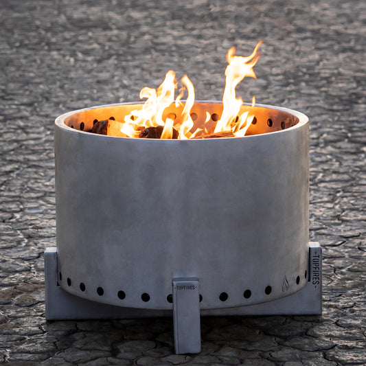 The Gravity Smokeless Corten Steel Fire Sculpure 20"