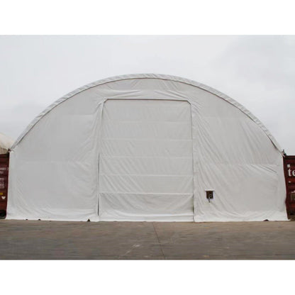 Front Cover with Winch door for Shipping Container Canopy Shelter 40FT x 40FT x 11FT