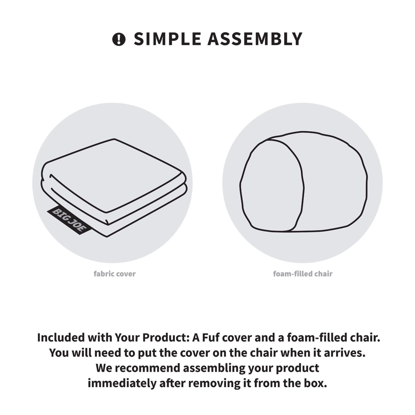 Fuf® 8Ft Giant Bean Bag