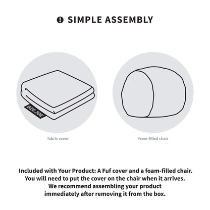 Fuf® 8Ft Giant Bean Bag