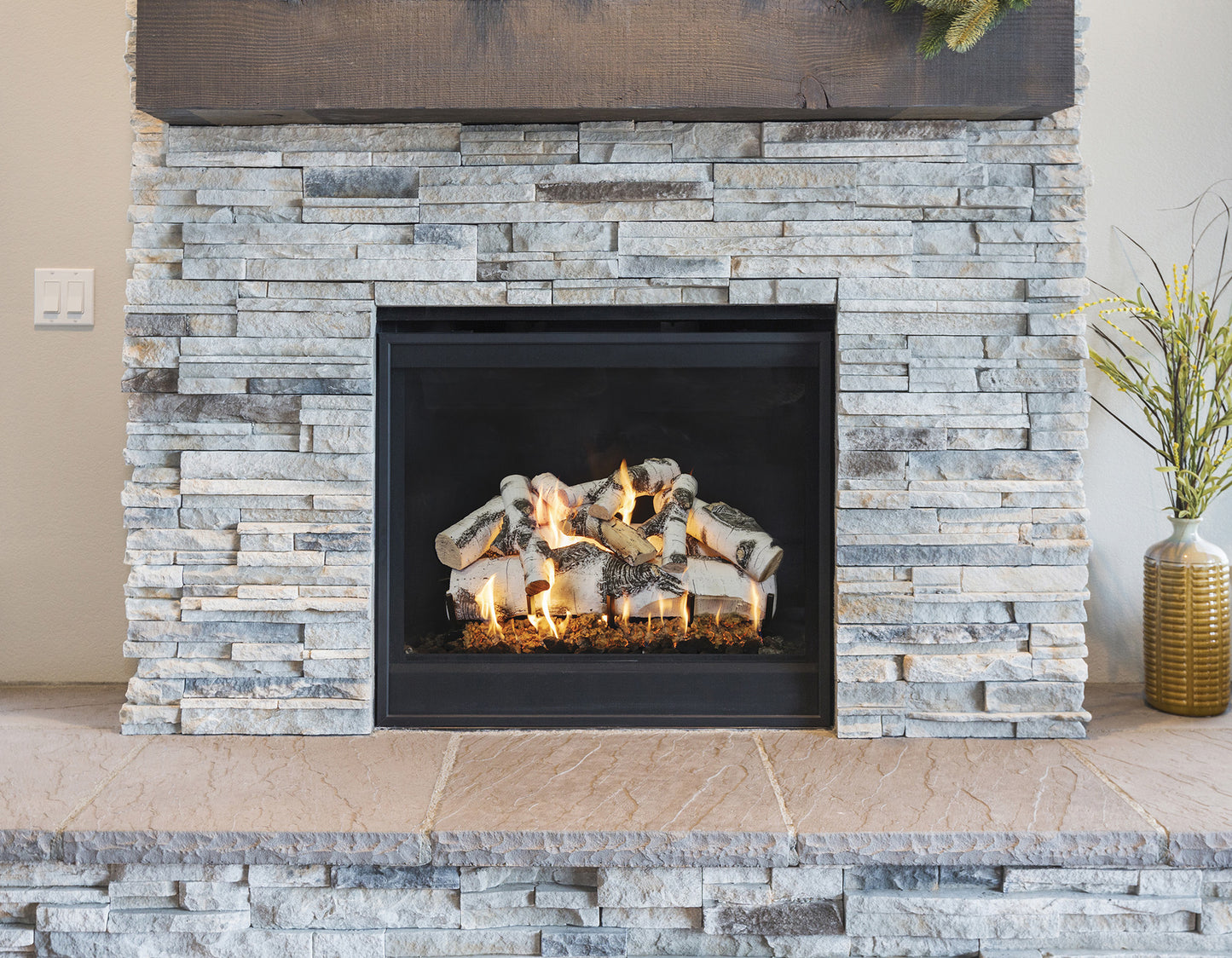 Quaking Aspen Indoor/Outdoor Vented Gas Log Sets