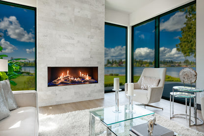 72" Bedrock Vented Traditional Linear Drop In Pan and Burner