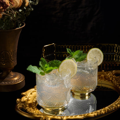 Metropolitan Lowball Glassware, Set of 2