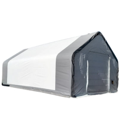 W 20FT x L 40FT x H 16FT Double Truss Storage Shelter