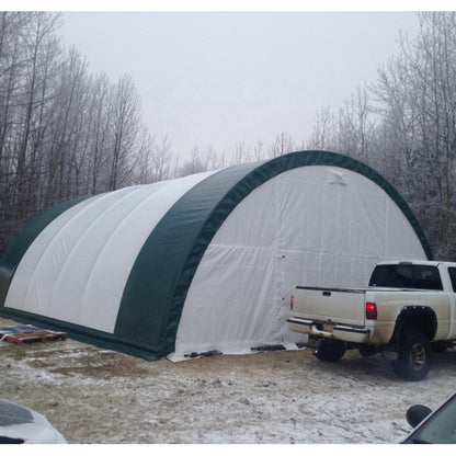 W 30FT x L 40FT x H 15FT Single Truss Arch Storage Shelter
