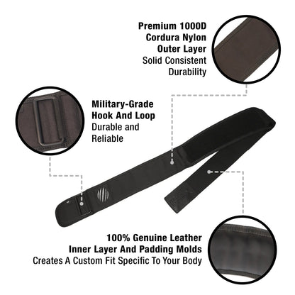 Bear KompleX "APEX" Premium Leather Weight Lifting Belt