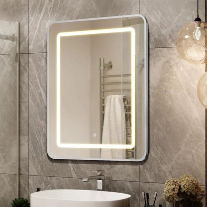 HAUSVITA Lighted Bathroom Medicine Cabinet with Mirror