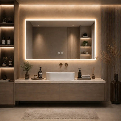 HAUSVITA Standard Edge Glow LED Bathroom Mirror