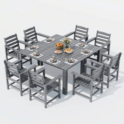 Corex HDPE Classic Dining Set, 10-Piece