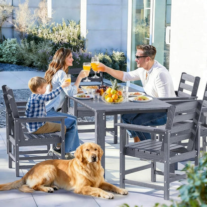 Corex HDPE Classic Dining Set, 7-Piece