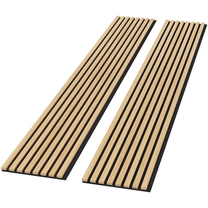 Hausvita Acoustic Solid Wood Slat Wall Panels ( 2 Panels Per Box ) - Wholesale