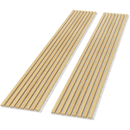 Hausvita Acoustic Solid Wood Slat Wall Panels ( 2 Panels Per Box ) - Wholesale