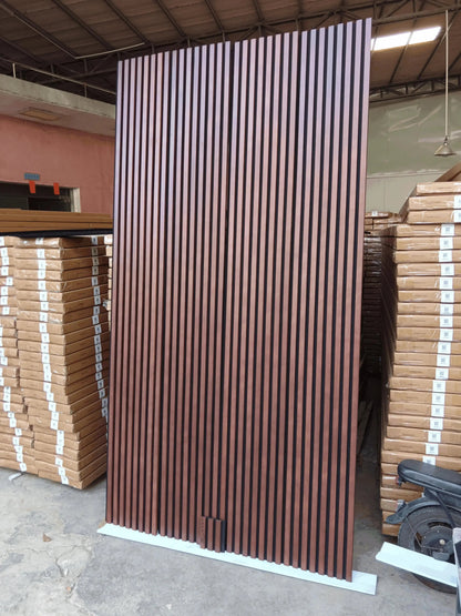 Hausvita Acoustic Solid Wood Slat Wall Panels ( 2 Panels Per Box ) - Wholesale