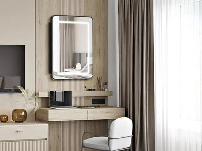 Hausvita Framed Recessed LED Light Bathroom Medicine Cabinet - Small