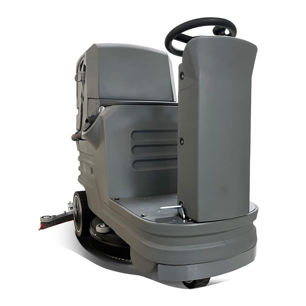 EMI Heavy Duty Commercial Electric Ride-On Floor Scrubber with 38-Inch Squeegee