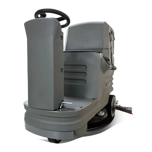 EMI Heavy Duty Commercial Electric Ride-On Floor Scrubber with 38-Inch Squeegee