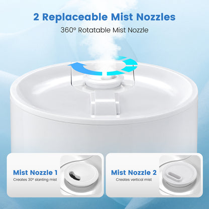 5.5L Cool Mist Humidifiers with Remote Control and 12 Hours Timer