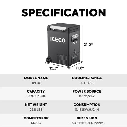 ICECO Pickup Truck 12V Fridge/Freezer