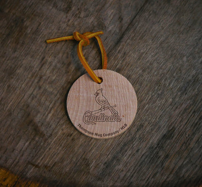 Choose From All 30 MLB Team Bat Slice Ornaments